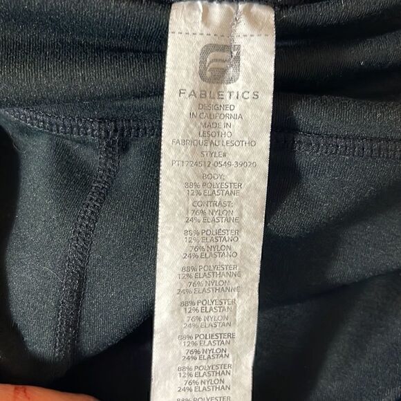 Fabletics leggings Womens Size XS color Block Mesh Full length active pants - Picture 7 of 8